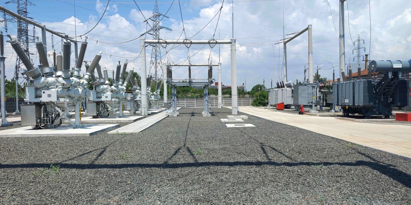 Stație electrică de transformare modernizată – echipamente de înaltă tensiune și transformatoare de putere